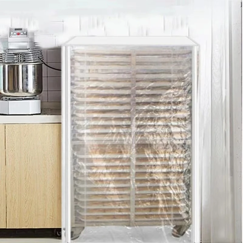 TAIGH-Bun Rack Abdeckung PVC Pizza Rack Abdeckung Wasserdichte Brot Rack Staub Abdeckung Praktische Pan Rack Abdeckung Pizza Teig Rack Abdeckung