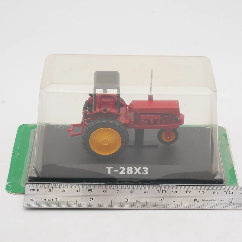 

Diecast Ixo 1:43 Scale T-28X3 Soviet Tractor Model Alloy Collectible Toy Gift Souvenir Display Ornament