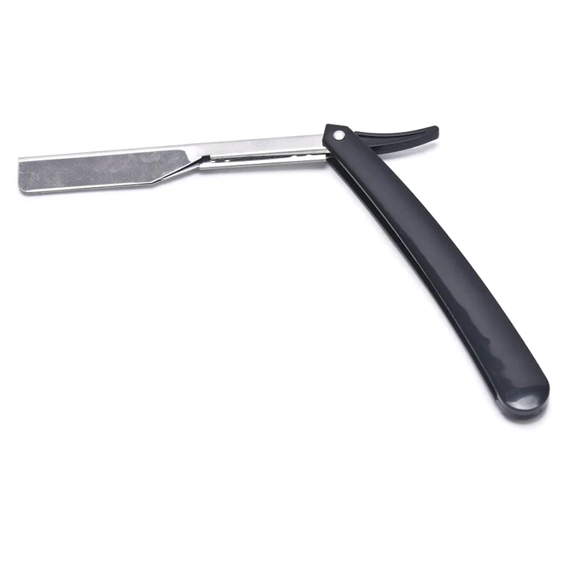 Profissional de aço inoxidável Manual Shaver, Borda Reta, Sharp Barbeiro Navalha, Folding Shaving Shave com Lâmina, Ferramenta