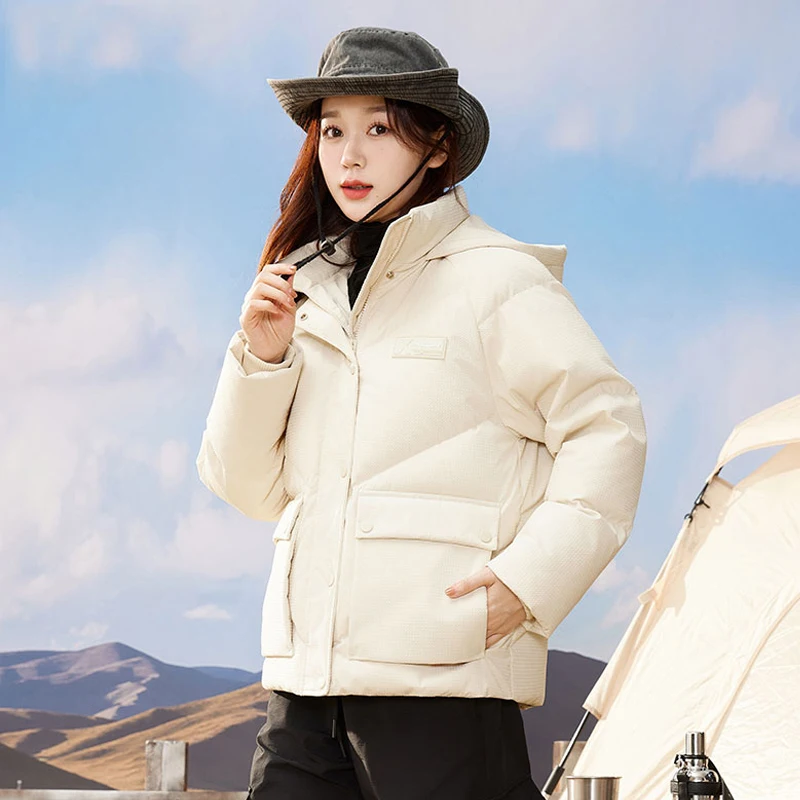 Shascullfites Melody Candy Color Down Jacket Women Hooded Down Coat Korean Thick Warm Outerwear Women's Clothing Short