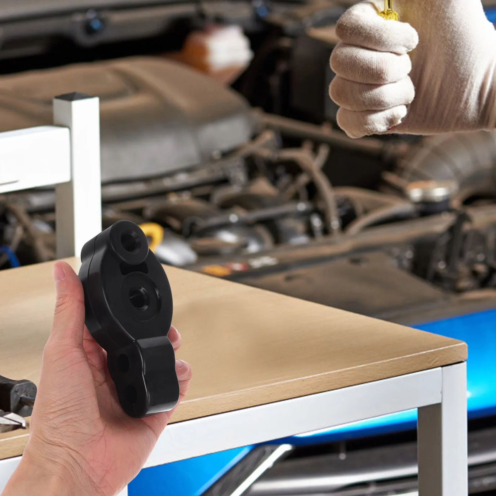 عالية القوة المطاط العادم الأنابيب شماعات العالمي امتصاص الصدمات قوس الحد من الضوضاء الخمار جبل السيارات العادم