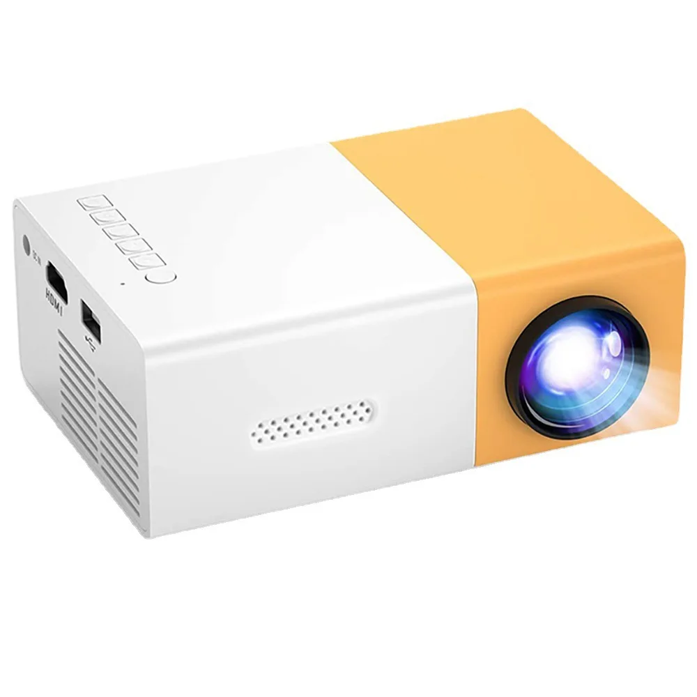 YG300 Mini Projector Home LED Portable Mini Projector HD 1080P