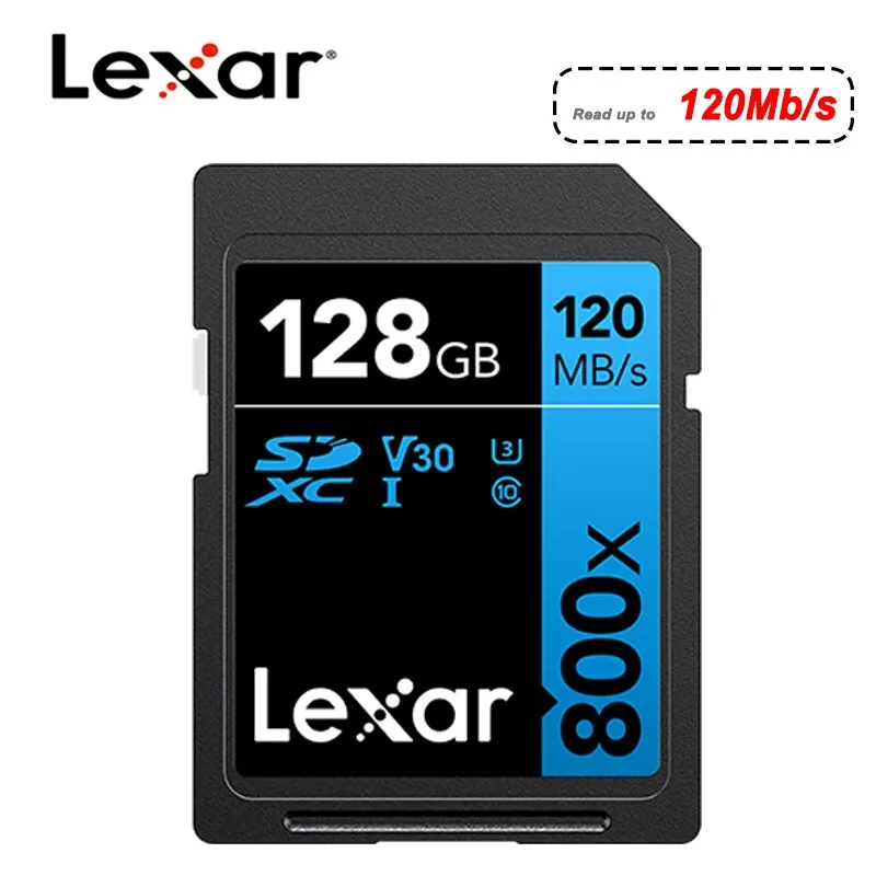 Lexar SD Card 256GB Flash Memory Card 32GB 64GB 128GB Card SD U1 U3 4K V30 Microsd SD Cards for Camera Computer Digital Product