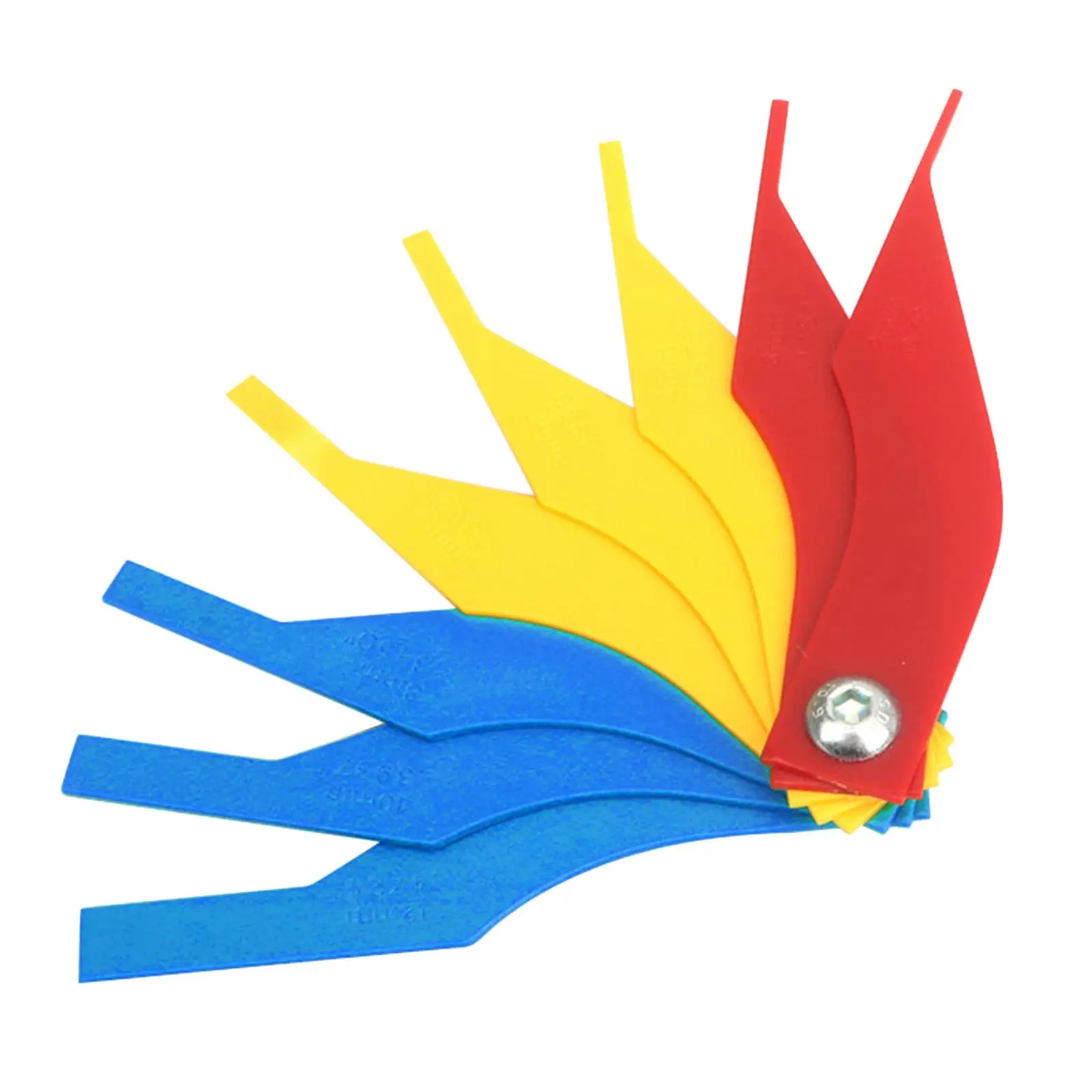 Car Brake Pad Scale Thickness Gauge Measuring Ruler Tester Instrument Wear Auto Protection Tool Feeler Detector