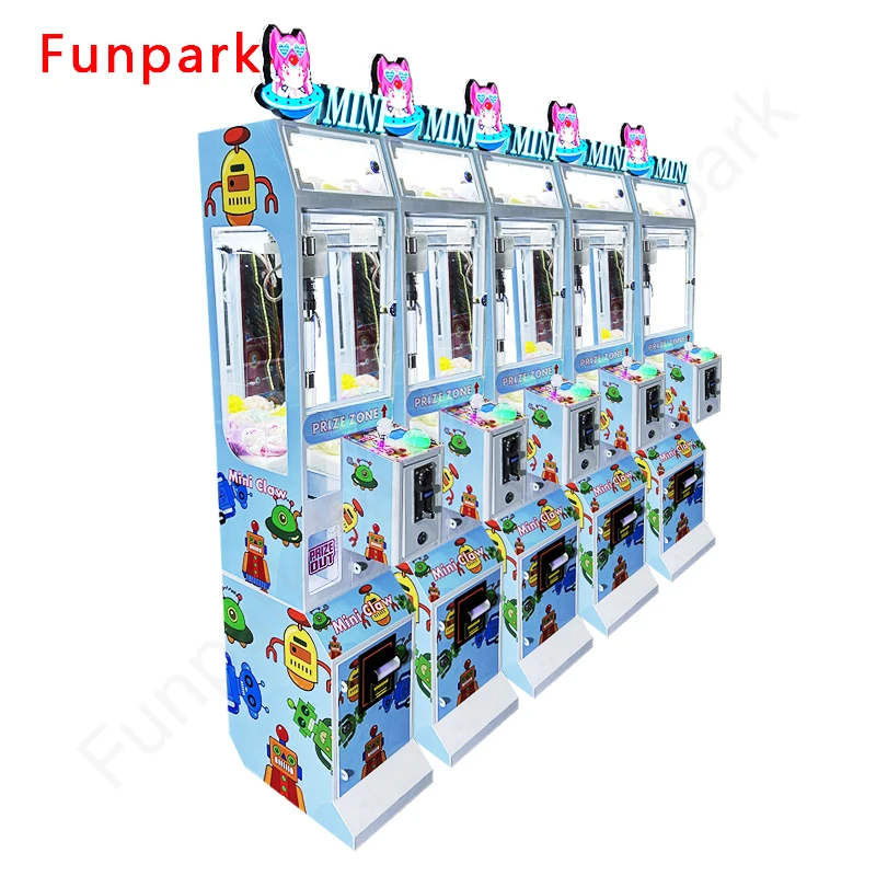 Amusement Venue Coin-Operated Mini Toy Crane Machine for All Ages