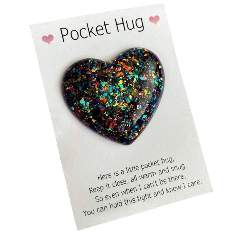 

Heartwarming Pocket Hug, Thoughtful Gift Pocket Hugs Heart for Friend Loved Ones