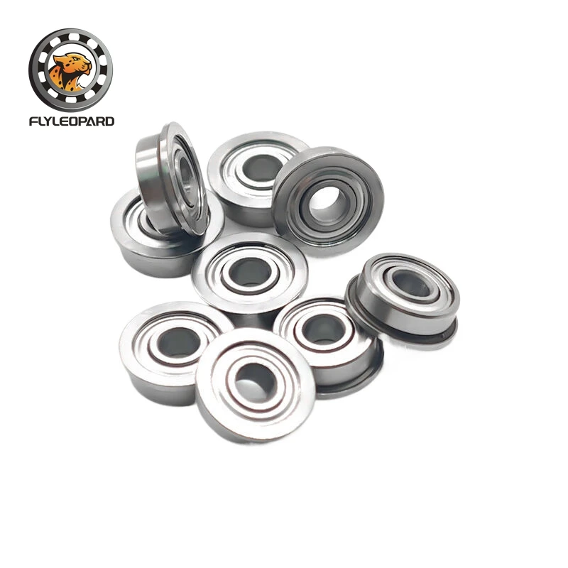 10pcs MF83ZZ 3x8x3 mm Miniature Flanged Ball Bearing ABEC-7 Double Shielded Chrome Steel MF83 Z ZZ 3mm x 8mm x 3mm