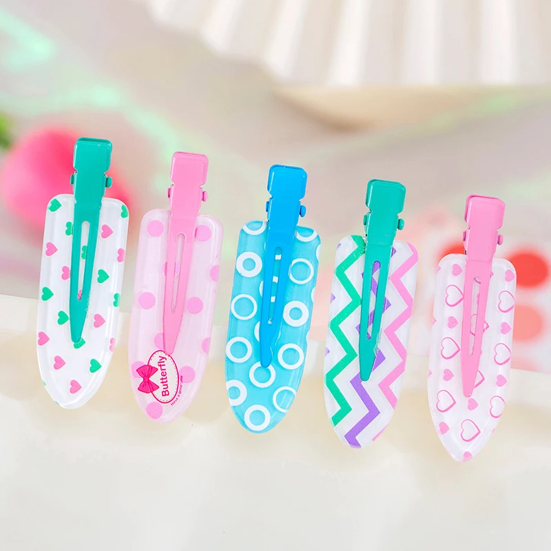 Candy Color No Bend Seamless Hair Clips Side Bangs Barrette Makeup Washing Face Accessories Women Girls Styling Hairpins