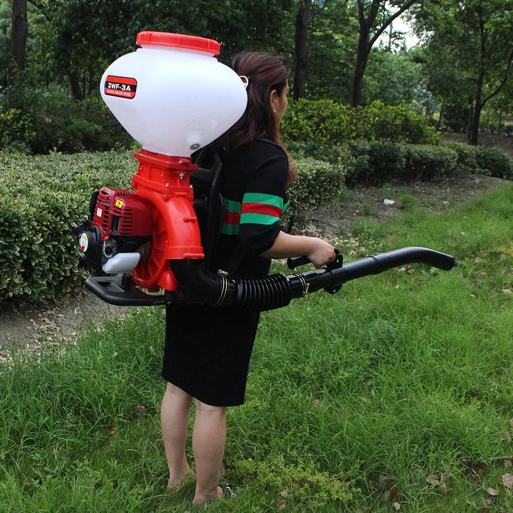 Gasoline Fertilizer Distributor Agricultural  Dispenser Seeder Multi-Function Backpack Sprayer-Duster