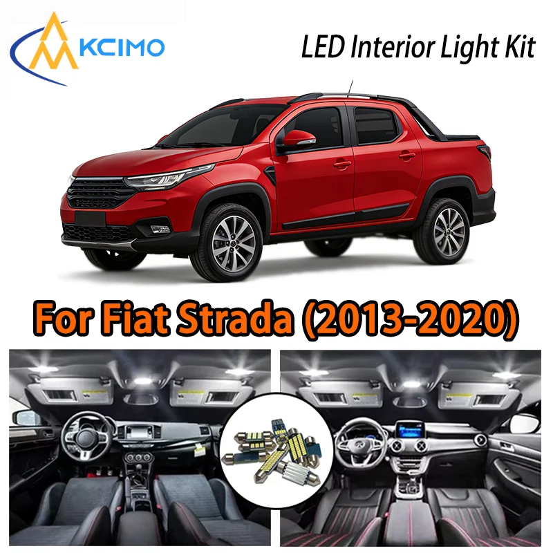 

KCIMO For Fiat Strada (2013-2020) Premium LED Interior Kit - 2 Colors , Quick Installation, Long-Lasting