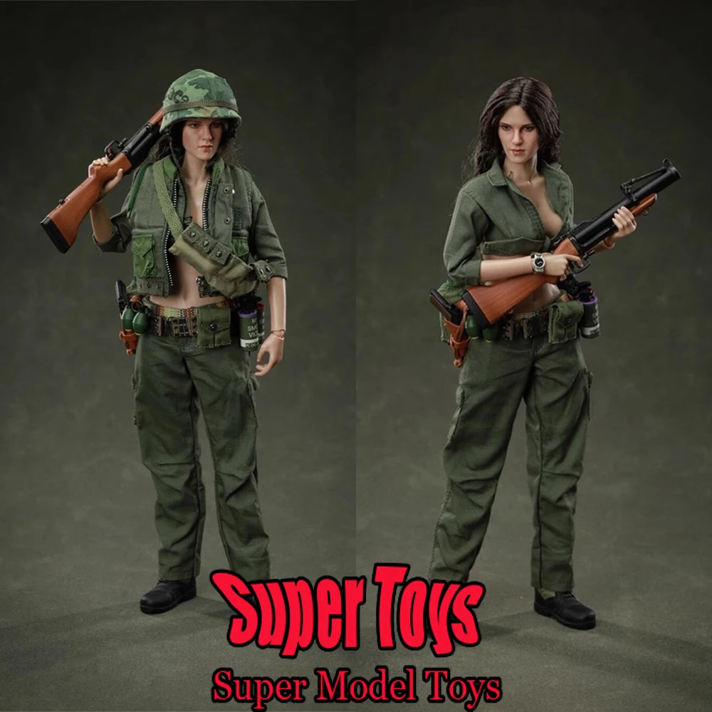 

In Stock WHOHO TOYS 1/6 Scale Female Soldier Vietnam Military War Full Set 12-inches Action Figure Model Doll Fans Gifts