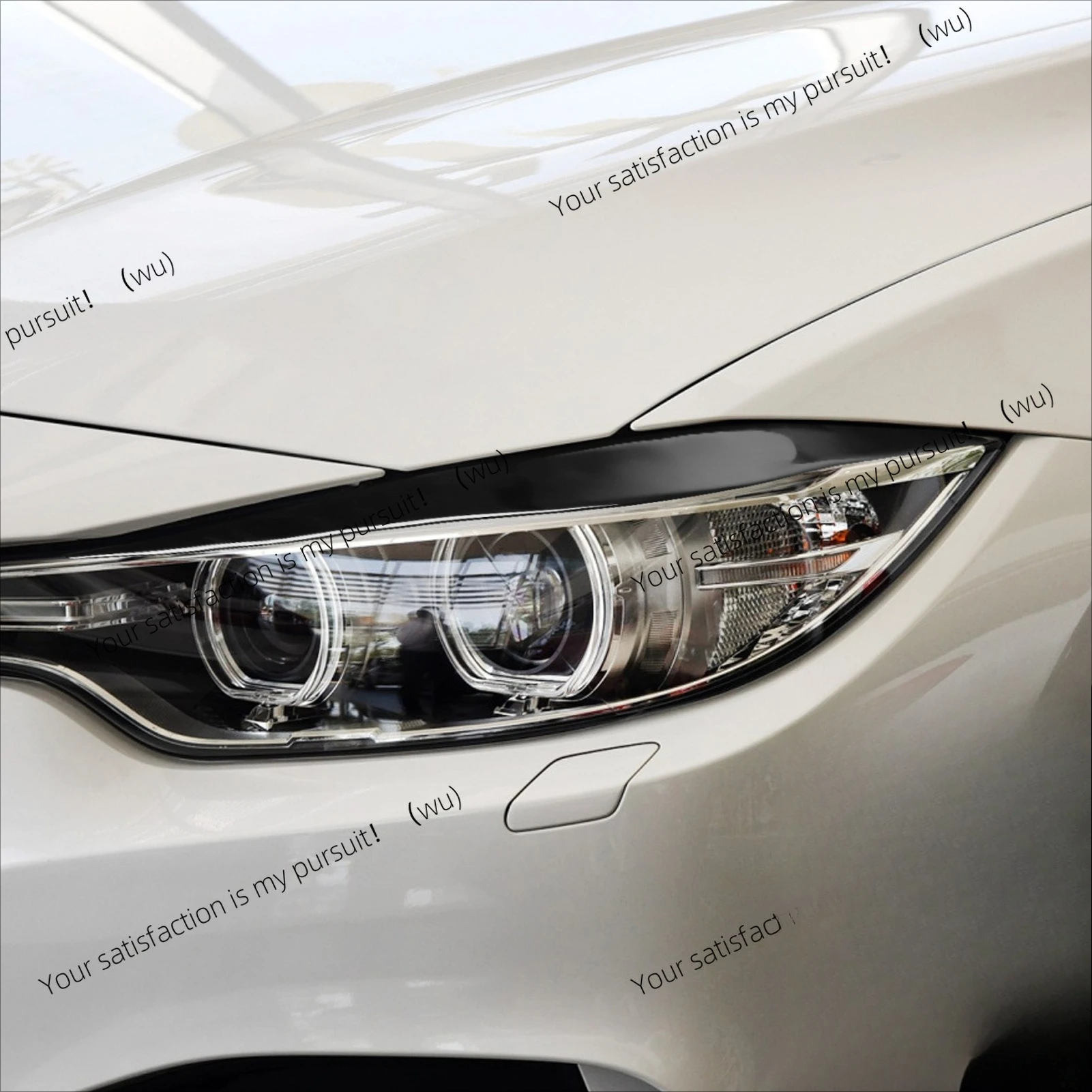 

Suitable for BMW M3 M4 F80 F82 F83 F32/F33/F36 4 series lamp eyebrow piano black car modification