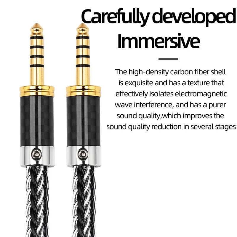 Аудиокабель ATAUDIO HIFI от 4,4 до 4,4 мм HiFi OCC посеребренный кабель HiFi усилителя с разъемом 4,4 мм «папа-папа»