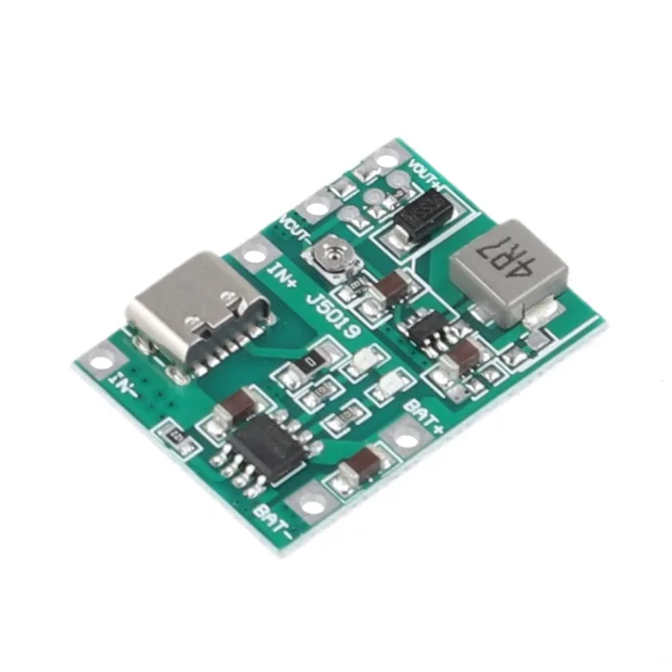 3.7V to 9V 5V Multimeter Modified 18650 Li-ion Battery Charge Boost Discharge All-in-One Adjustable Module 2A Micro Type-C