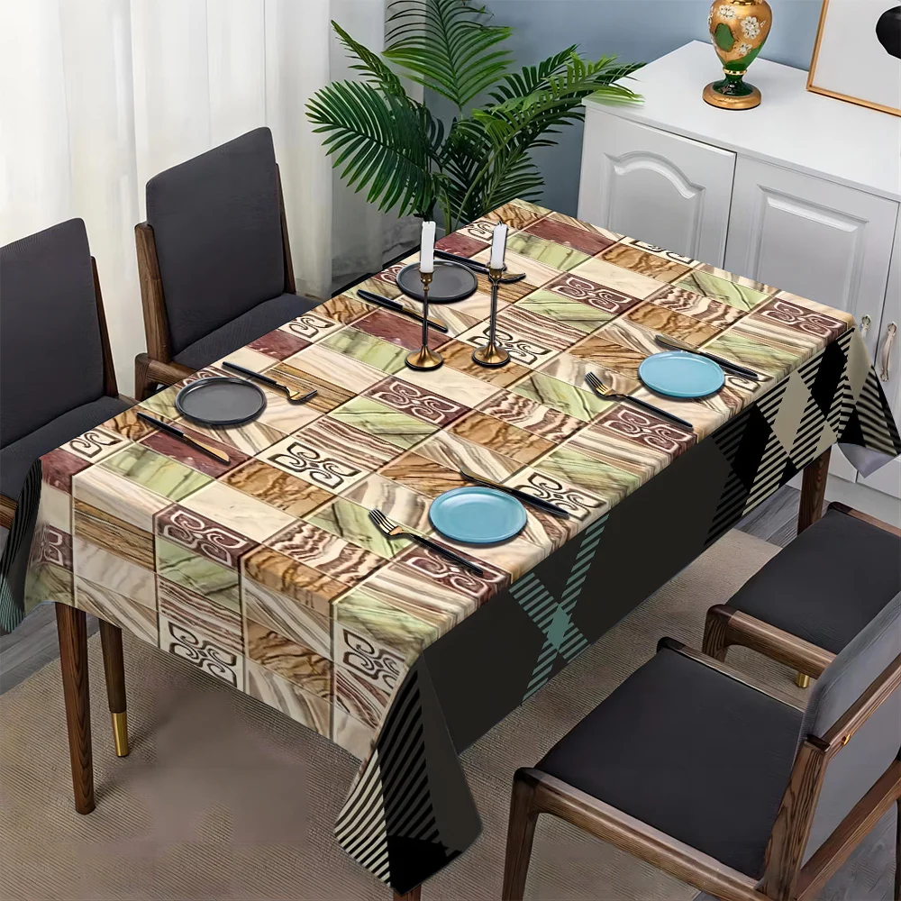 Open style, 1 piece, geometric patterns and grid collision patterns, fashionable, suitable for restaurantszyc
