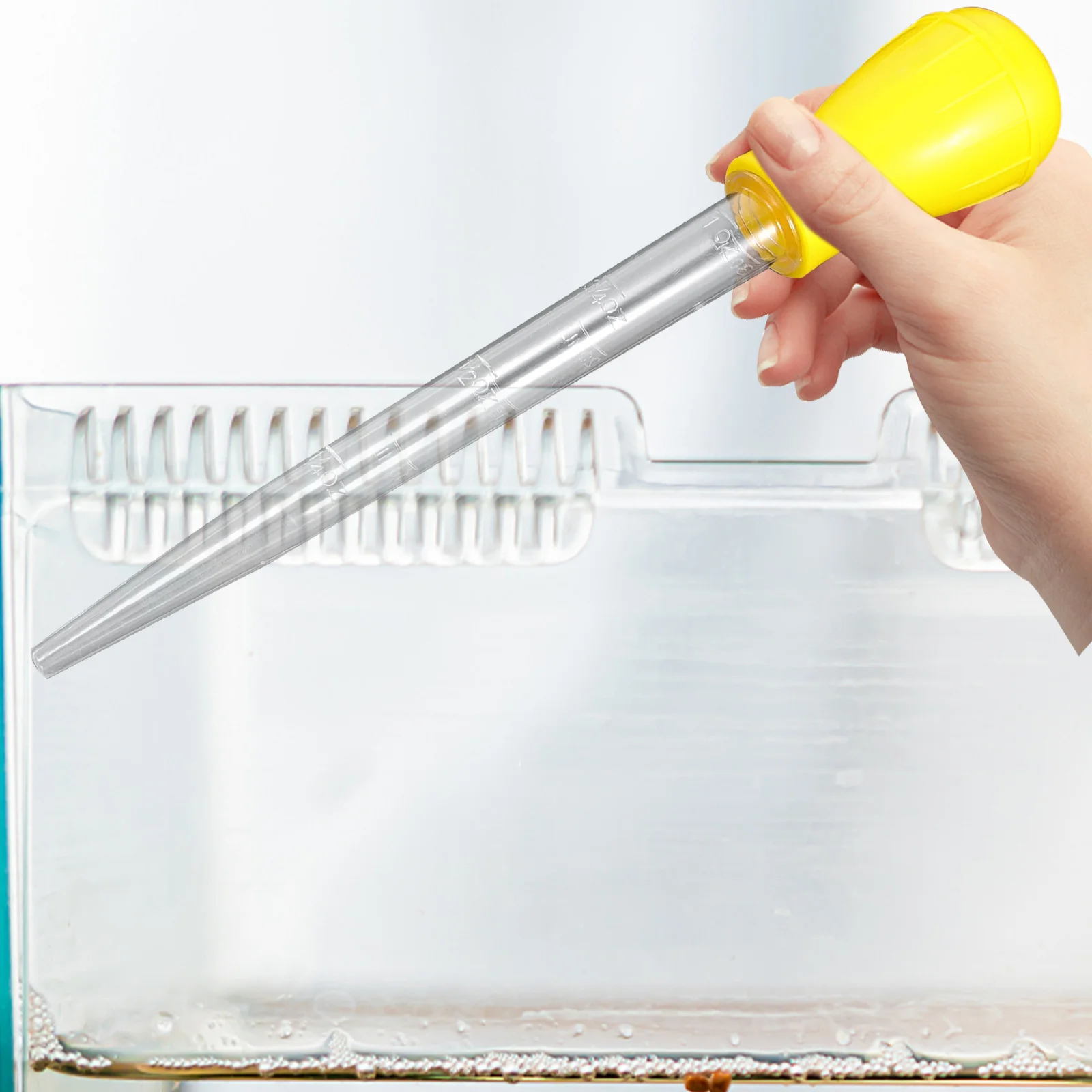 

2Pcs Fish Tank Siphon Vacuum Pump Hand Silicone Gravel Cleaner Easy Water Draining Aquarium Cleaning Tool Fish Tank Accessories