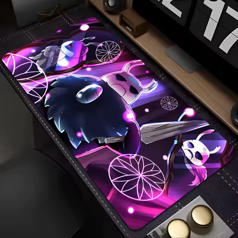 Mouse Pad PC Accessories Keyboard Pad Office Desk Mat Anti Slip HD Mousepad Natural H-hollow Knight Rubber Gaming Extended Pad