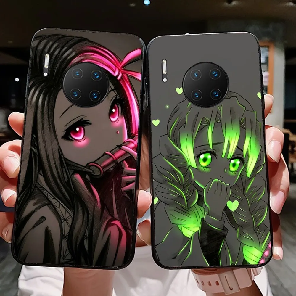 

Anime Demon Slayer Phone Case For Huawei Mate 10 20 30 40 50 lite pro Nova 3 3i 5 6 SE 7 pro 7SE