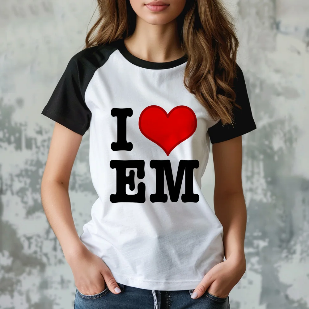 Eminem t shirt donna designer streetwear top abbigliamento femminile manga