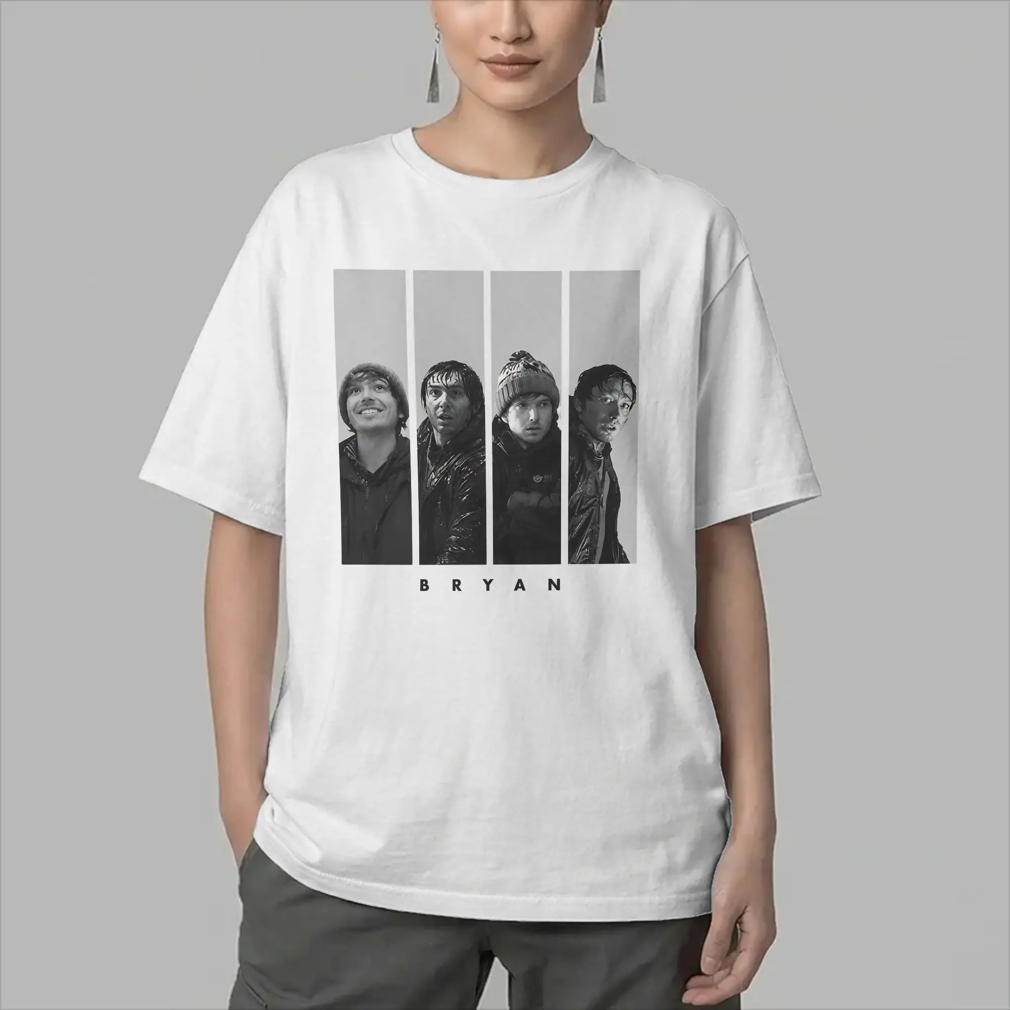 Austin Abrams as Bryan T-Shirt for Men  Novelty Pure Cotton Tees O Neck Short Sleeve T Shirt 4XL 5XL 6XL Clothes