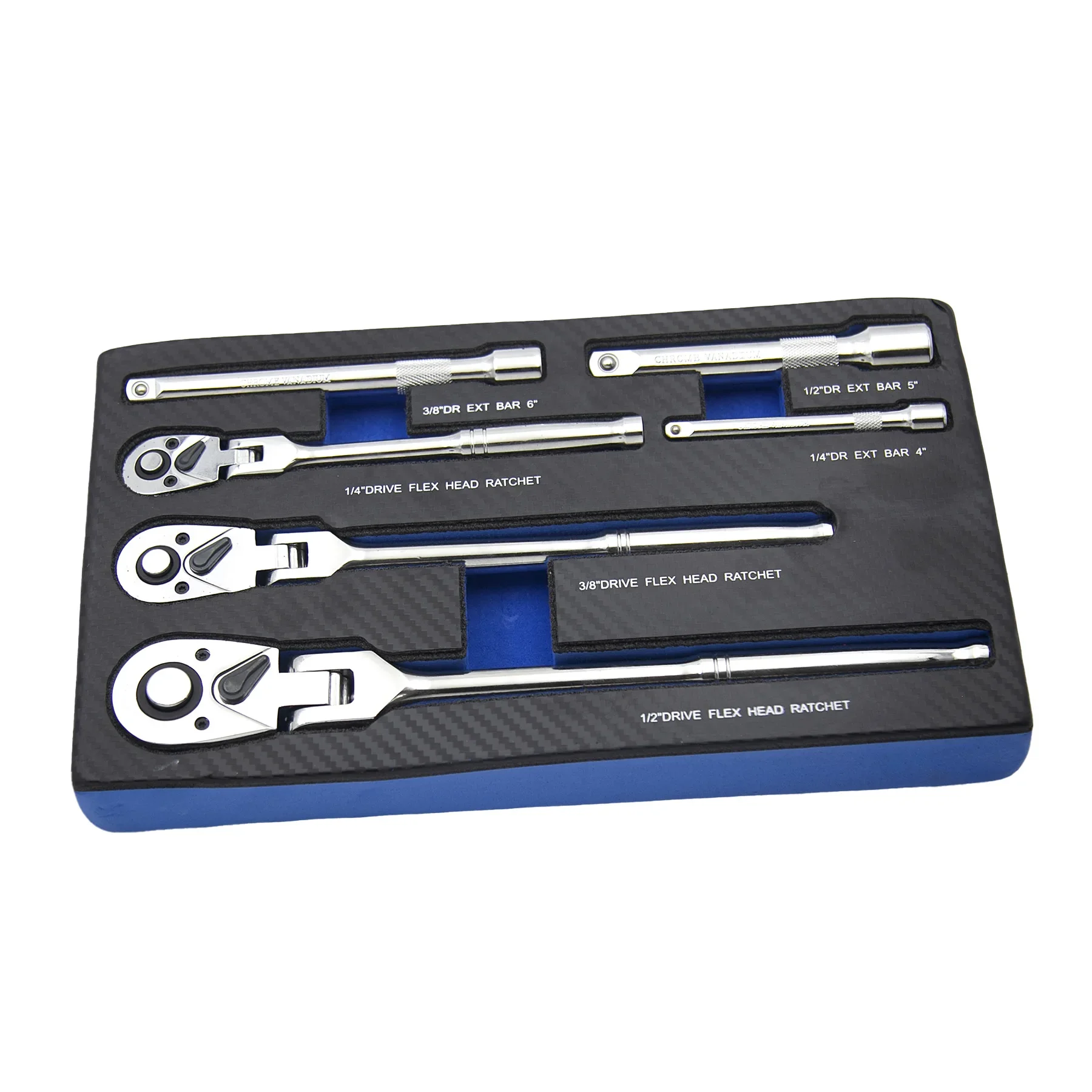 6Pc dual-purpose wrench 180 degrees adjustable movable wrench pvc