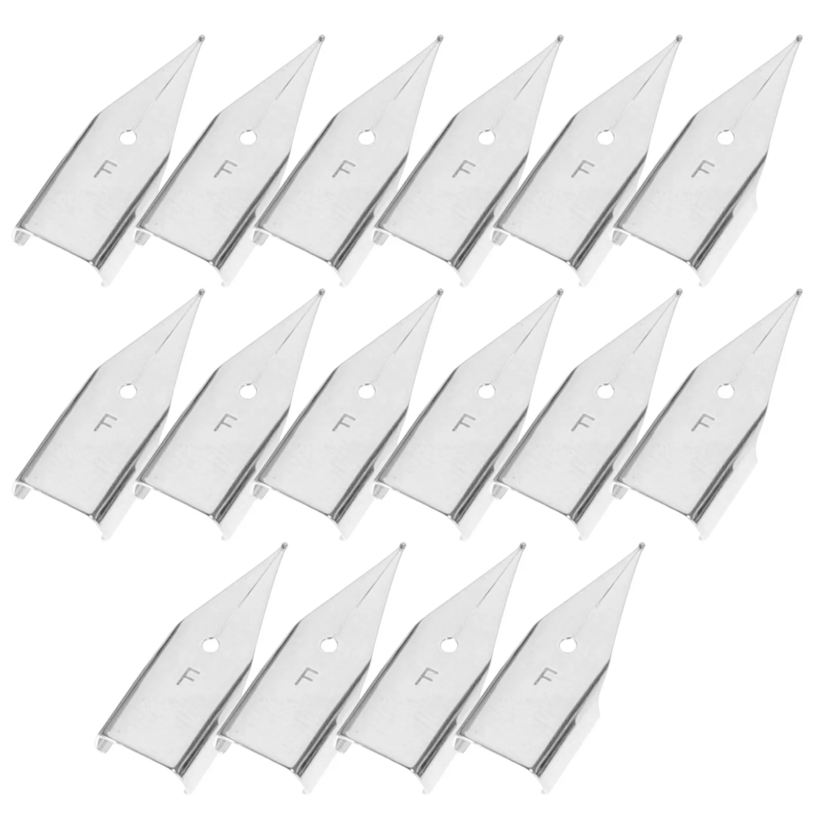 20Pcs Fountain Pen Nibs Steel Replacement Calligraphy Metal Tips for Writing Painting Signing Drawing Supplies