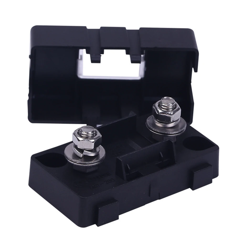 40A 50A Fuses Fuse Holder Set Easy Installation Versatile Automotive Solution 2 Pieces Set Easy Install Fuse Holder System