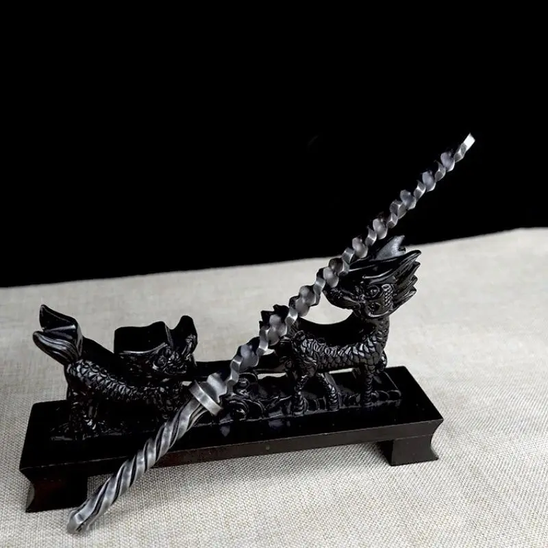 Mini Chińskie Retro Narzędzie do Herbaty Longquan, Ręcznie Robione, Krótkie, Przenośne, EDC, Igła do Herbaty