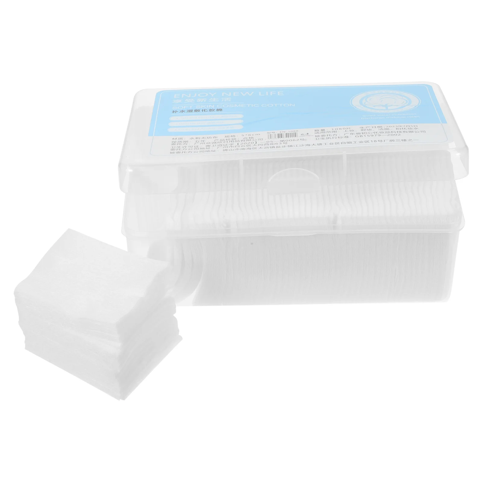 Almofadas de algodão para maquiagem, 1080 peças, tecido não tecido, seguro, inodoro, descartáveis para remoção de maquiagem, removedor de esmalte, pele