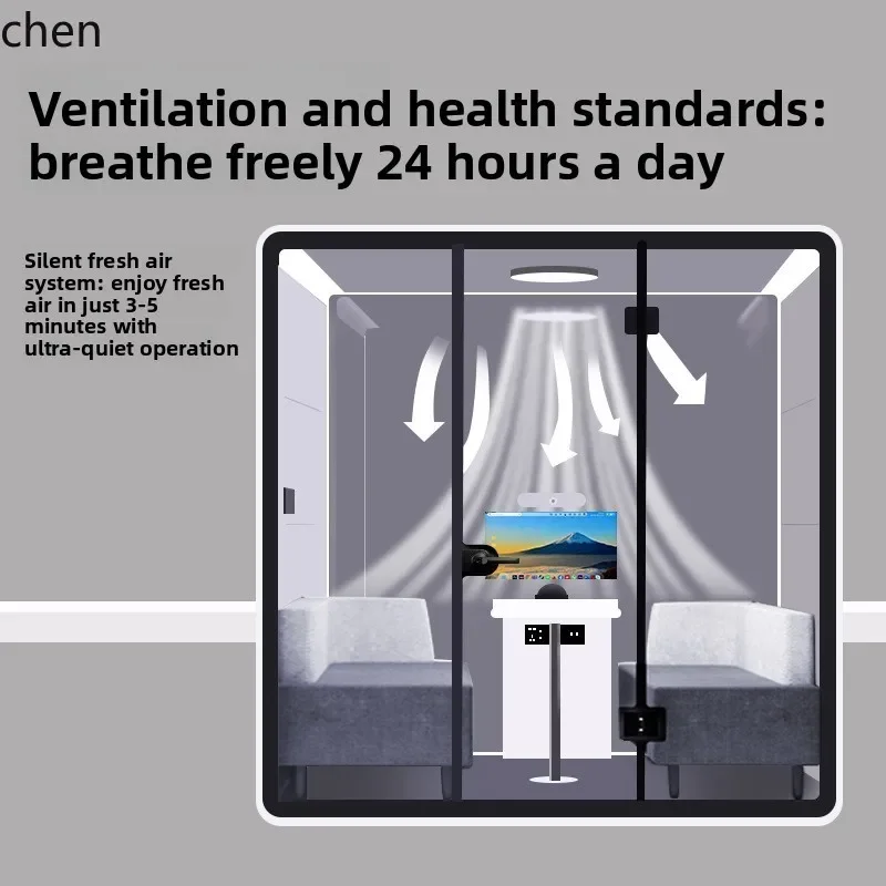 

HYS Office Phone Booth Soundproof Room Silent Warehouse Live Streaming Room Study Sleep Cabin Interview Mobile Piano Room