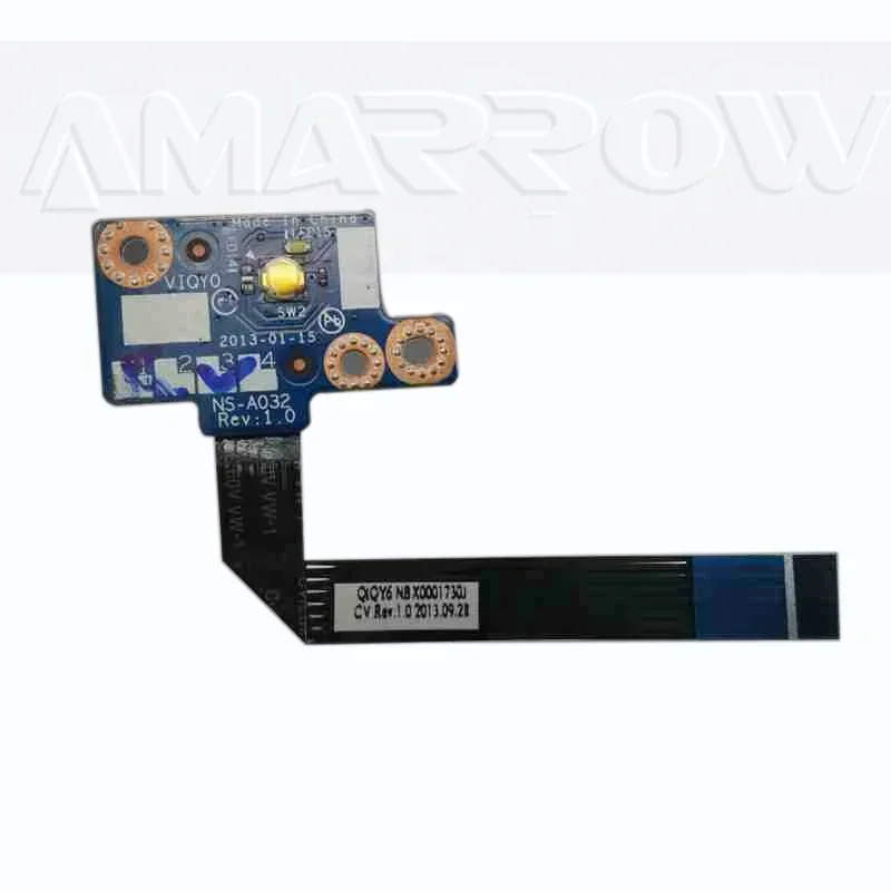 Original for Lenovo Y500 Y510 Y510p Y400 Y410 Y410P Power Button Board Switch Board LS-8691P NS-A032 Cable 6cm/12.5cm