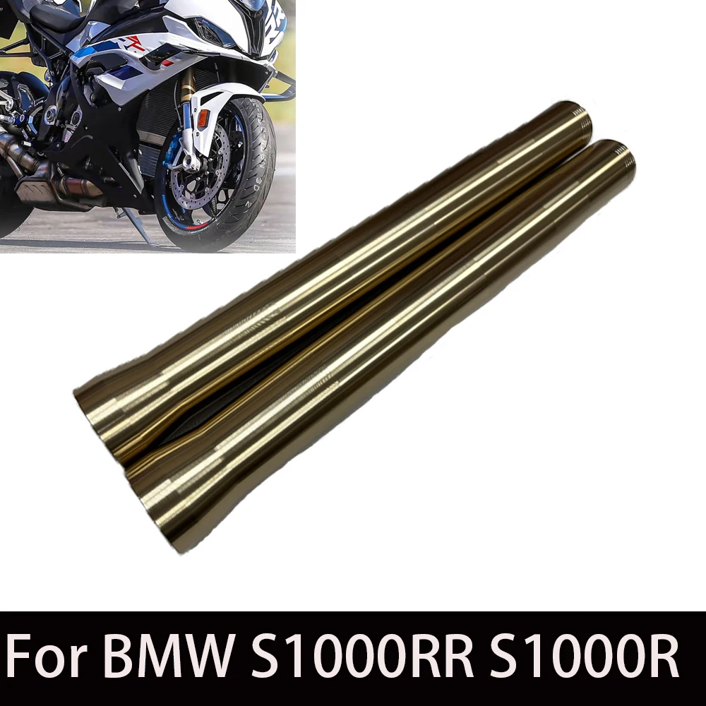 2xFront Shock Pipe Fork Outer Tubes 503mm Pipe Bar For S1000RR 2019-2024 S1000R 2020-2025 M1000RR 2020-2024 M1000R 2022-2025
