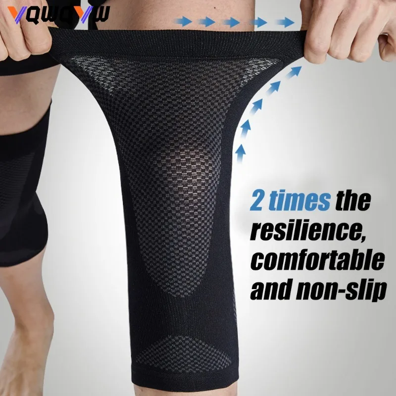 

1Pair Knee Support Brace Ultra Thin Compression Knee Sleeve for Arthritis Joint Sports Fitness Cycling Running Protector