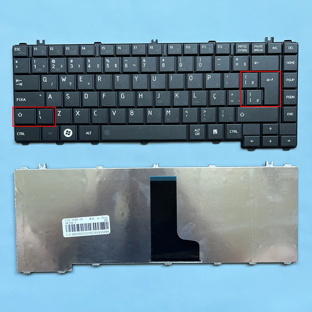 

L600 Бразильская клавиатура для Toshiba Satellite C600 C645 L600D L630 L635 L640 L645 L700 L730 L740 L745 L730 L735 V 114226 КК1