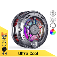 K20 Mobile Phone Frozen Game Cooler, Fast Cooling Radiator, Semiconductor Cooling Fan Magnetic/Back-clip for IOS Android