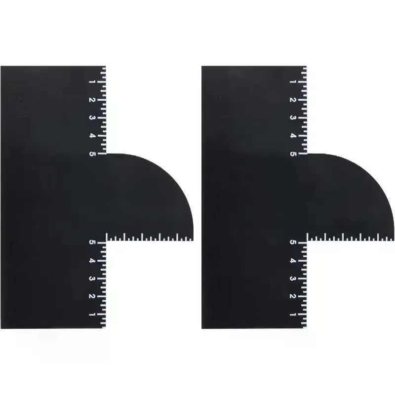 Hairline Enhancement Card Beard Line Up Shaping Tool Lineup Guide Perfect For Styling Edging Barber Hair Grooming