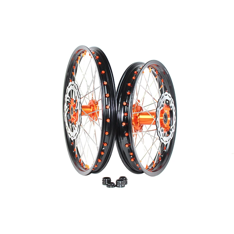 

450 Sxf Dirt Bike Motocross Racing Pit Bike Front 21 Rear 19 Motocross Spoked Wheels