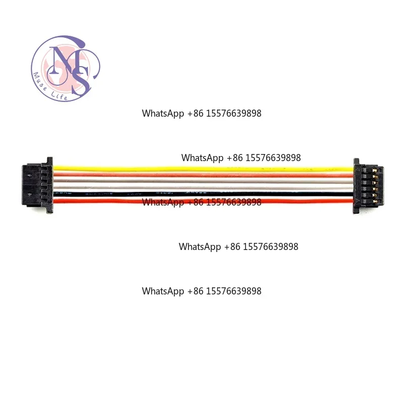 1Pc 6P Flat Connecting Cable, 10cm/15cm Direct Plug Wire for RC FPV Drone DIY