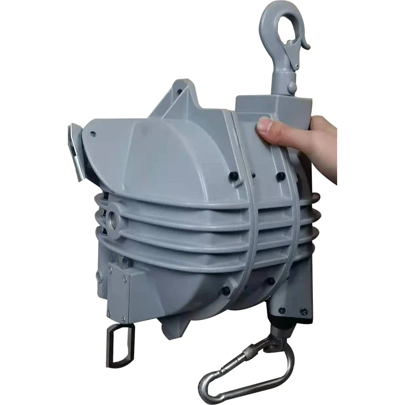 2M 15 kg to 160 kg Low Noise No Spark Nylon Cone Pulley Mechanical Suspending Tools Manually Locked and Unlocked Spring Balancer