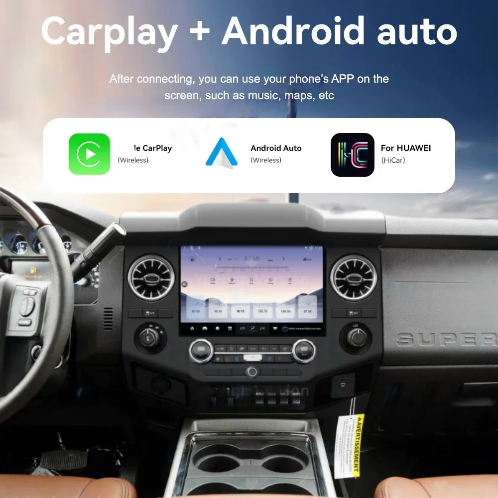 Android For Ford F250 F-350 2009 2010 2011 2012 2013 2014 2015 Board Car Radio GPS Navigatio Stereo Multimedia Carplay Head Unit