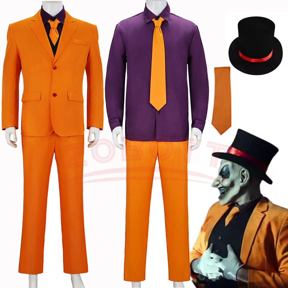 

Фильм Джокер шут Мэтт Сервиваitto Косплей Костюм Желтое пальто Костюм Косплей Комплект Клоун Ролевой костюм Фильм Наряд для мужчин и мальчиков