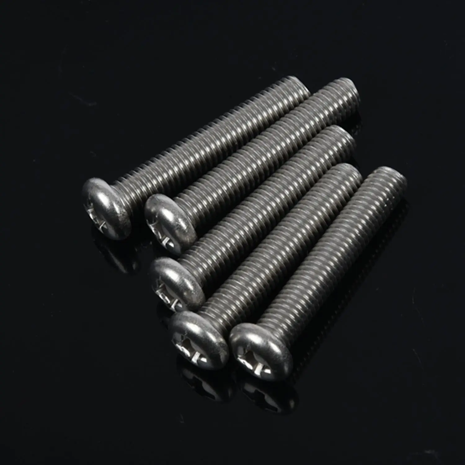 

A56XA M8 x 45mm 304 Stainless Steel Phillips Machine Screw Bolt 5pcs