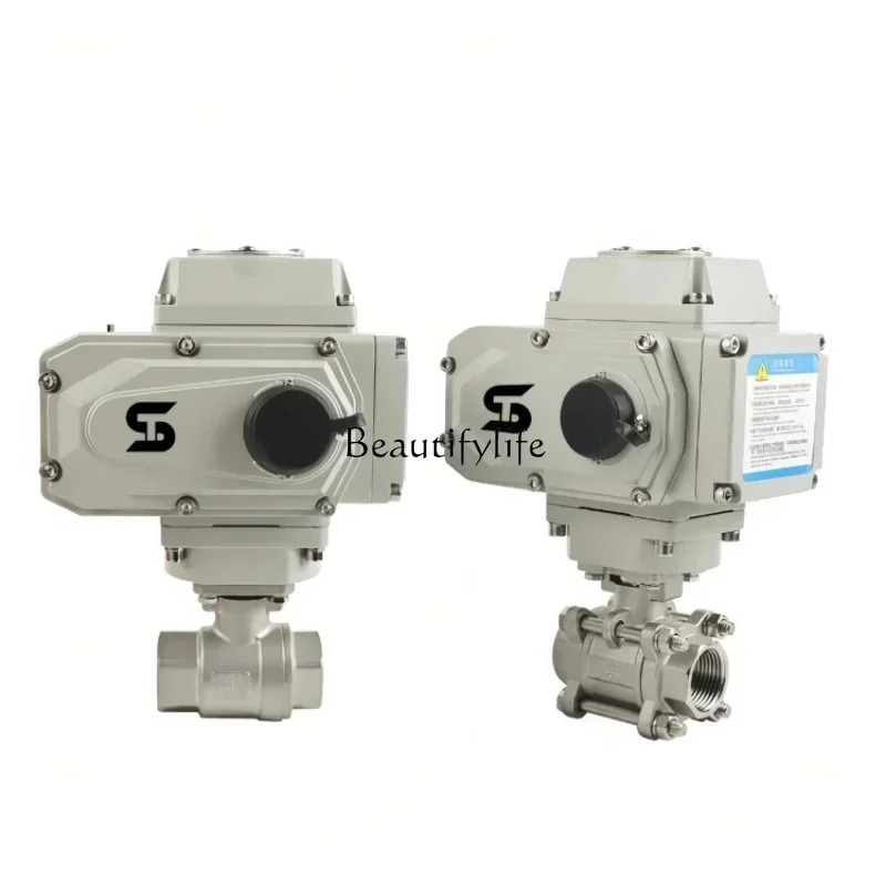 Q911F-16P electric threaded stainless steel ball valve explosion-proof regulating switch