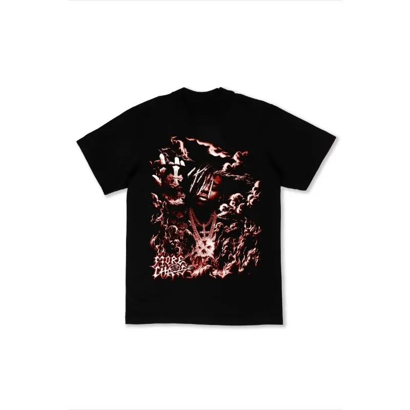 

Футболка Ken Carson Merch 2025, мужская футболка с коротким рукавом, топы унисекс, повседневные женские топы Y2K