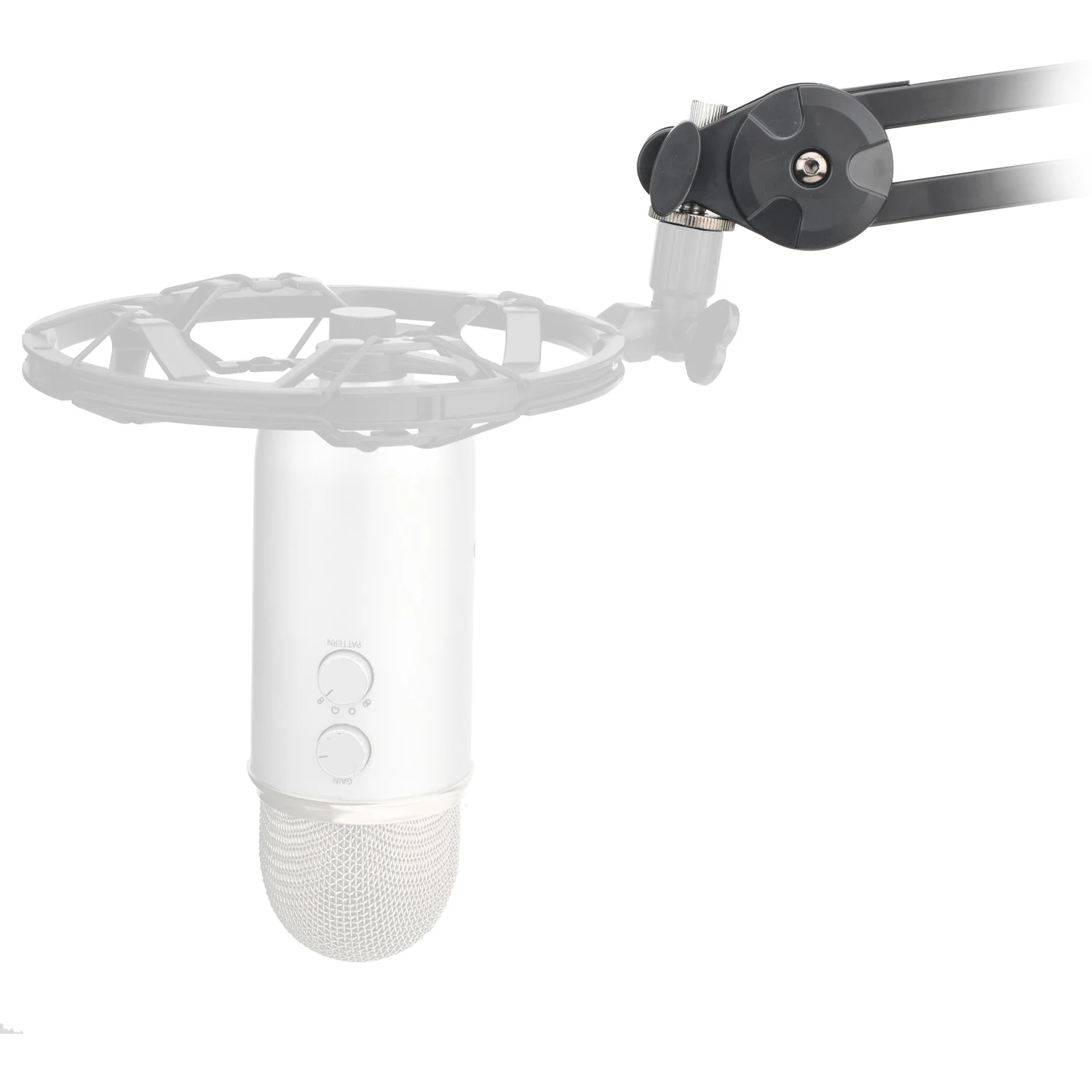 LOMEHO Microphone Boom Arm Stand Pantograph Heavy Load Spider Holder Support Adjustable Angle Condenser Mic Bracket NBA-2