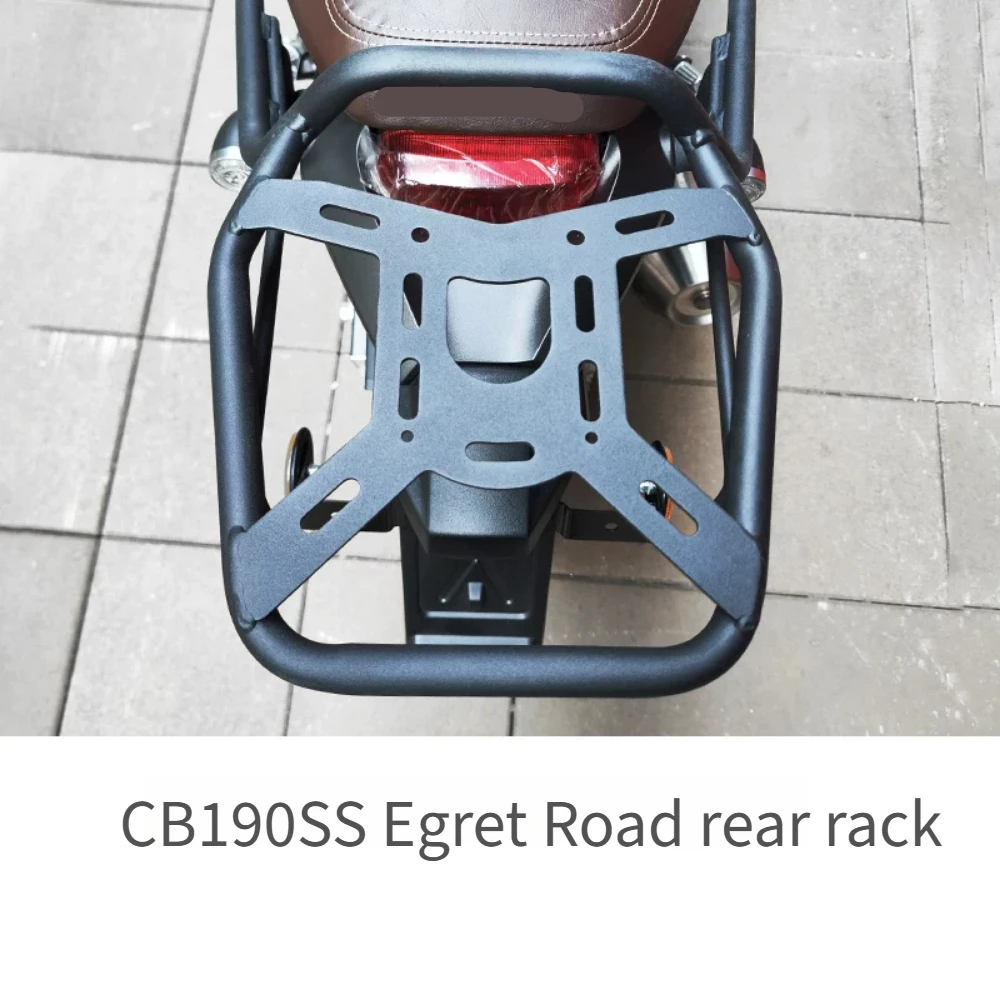 For Wuyang Honda CB190SS CB190R Motorbike Rear Storage Rack With Passenger Handhold Top Box Bracket Modification Accessories