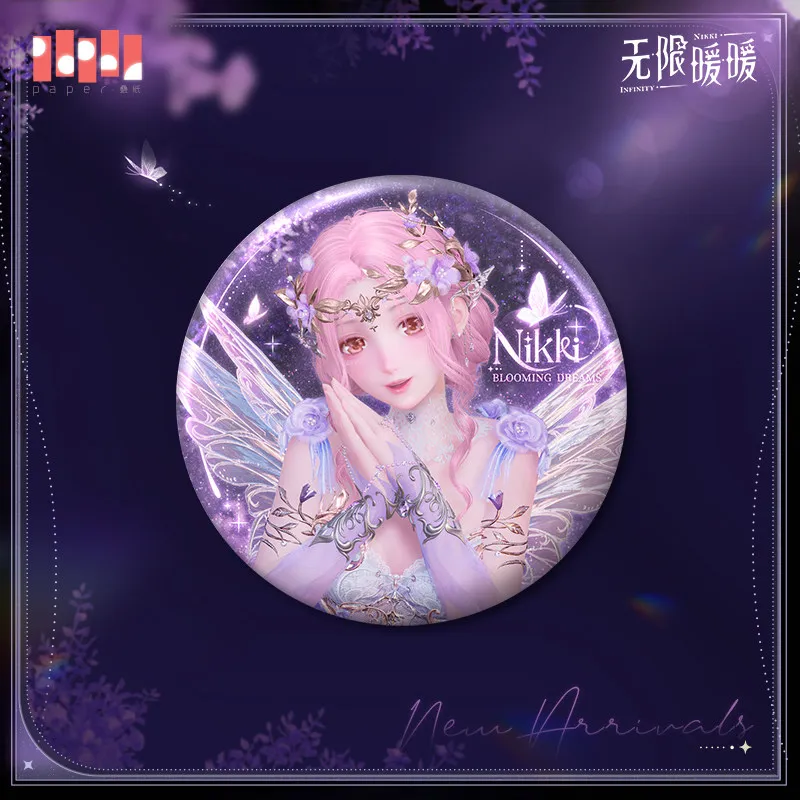 

Paper Games Official Infinity Nikki Blooming Dream Series Collectible Cards Decorative Stickers For Anime Game Fans Collectors