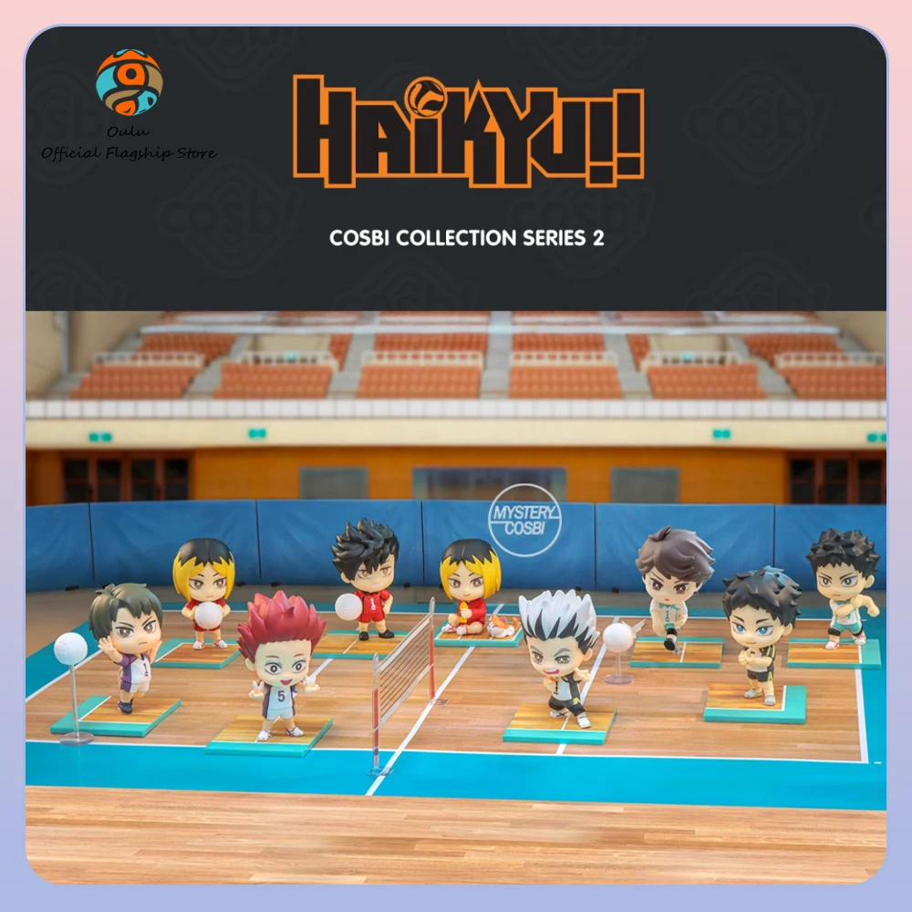 Neue Original Hot Toys Haikyuu Blind Box Cosbi Vol.2 Shoyo Hinata Anime-Figuren Tobio Kageyama Mystery Box Dekofigur Geschenkspielzeug