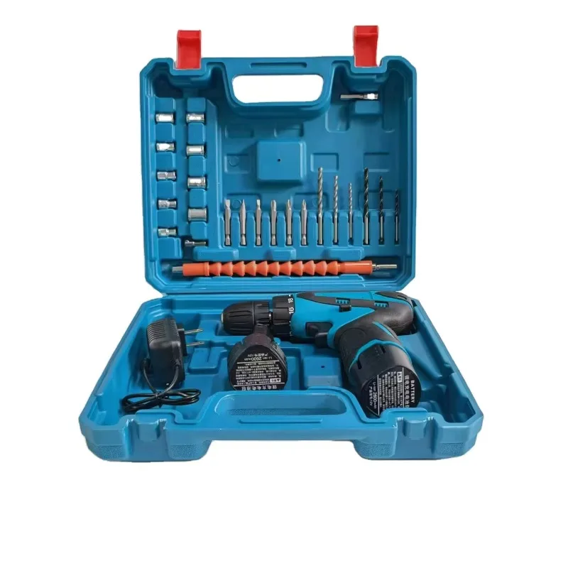 

Lightweight 12V Cordless Drill Kit with Battery & Charger 2 Speed Variable Speed for Home DIY Small Projects OEM Supported