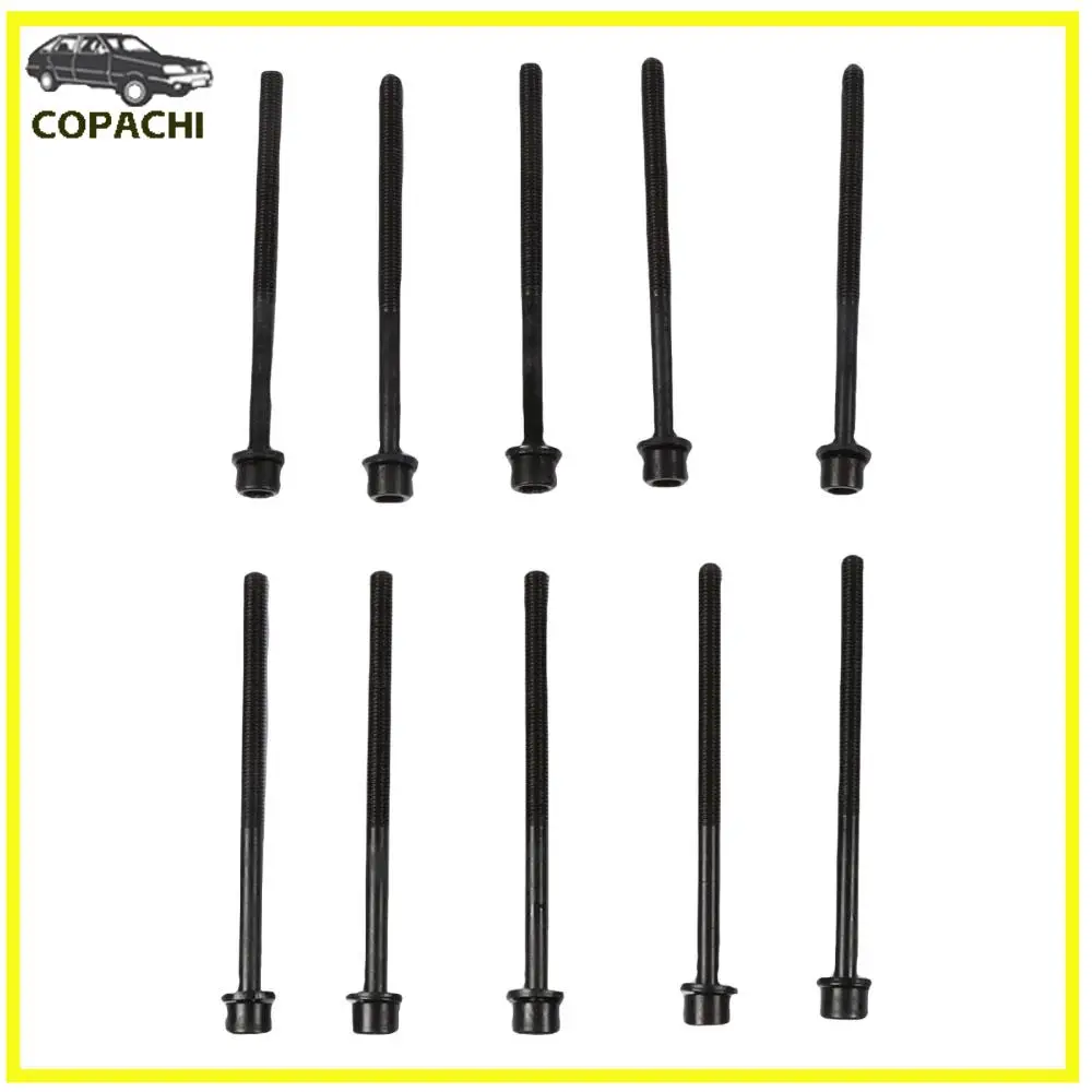 

10 шт. набор болтов головки блока цилиндров двигателя 22321-2E000 для Hyundai Kia G4NA 2.0L 2012-2020 гг., автомобильные аксессуары, запасные части